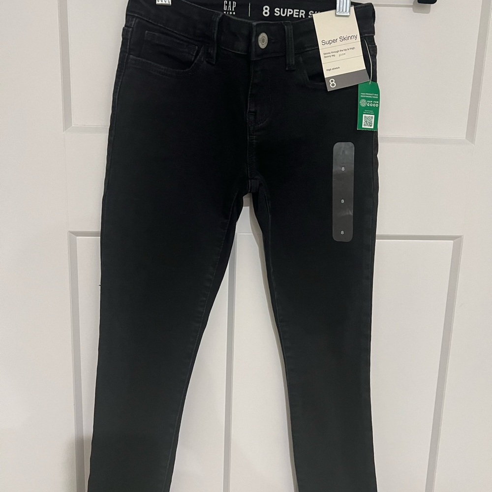 GAP Kids Black Super Skinny Jeans